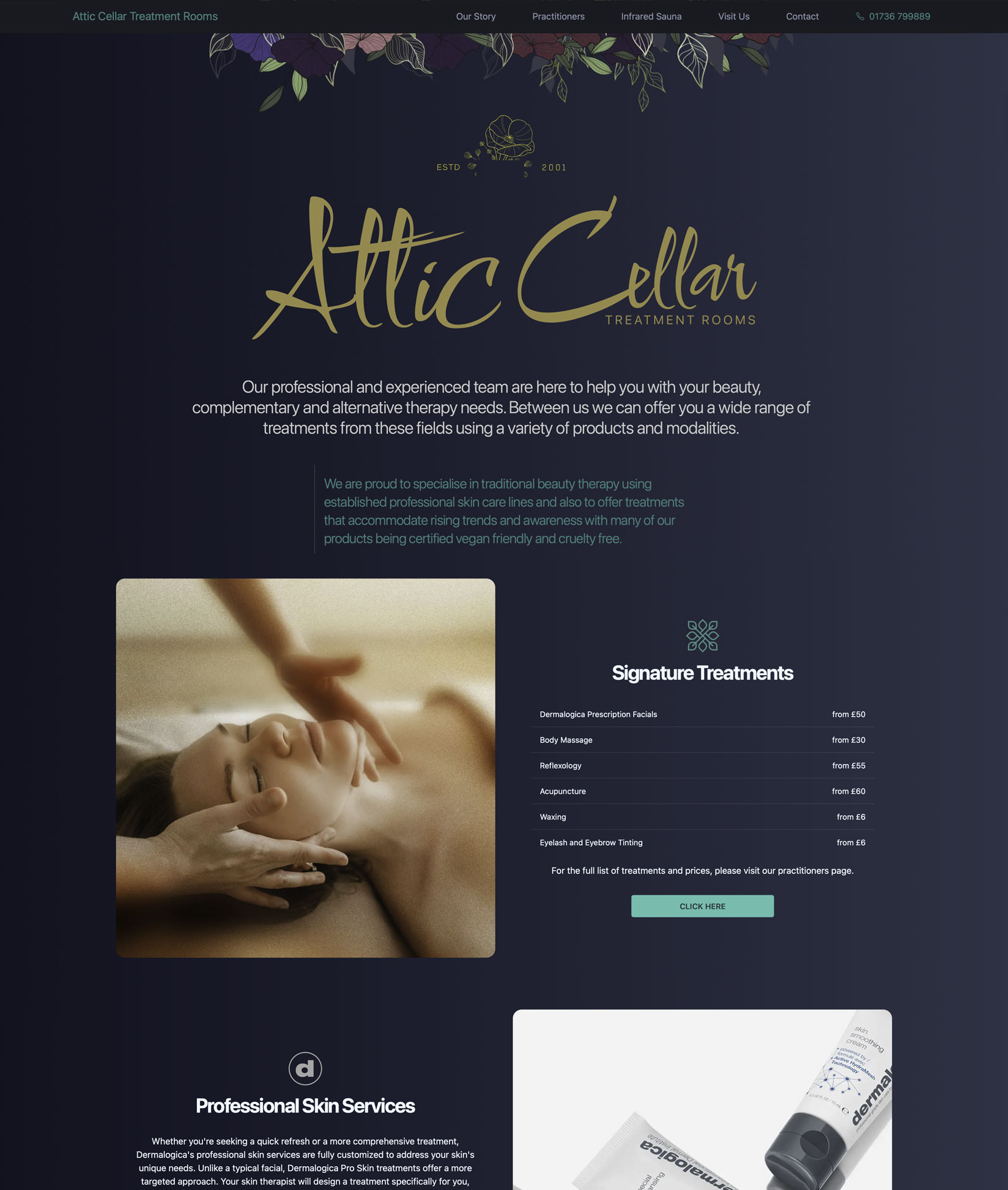 Attic Cellar Treatment Rooms